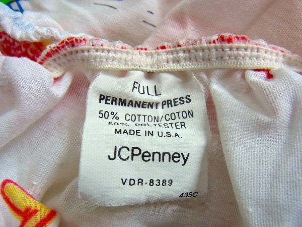 【セサミストリート】ペンキ柄・ユーズドシーツ(ボックスタイプ) USA