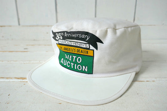 ロサンゼルス オートオークション 80's ヴィンテージ キャップ ペインターキャップ 帽子 古着