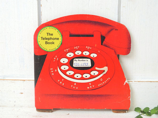 【The Telephone Book】赤電話・70'sヴィンテージ・絵本・ピクチャーブック・レトロ