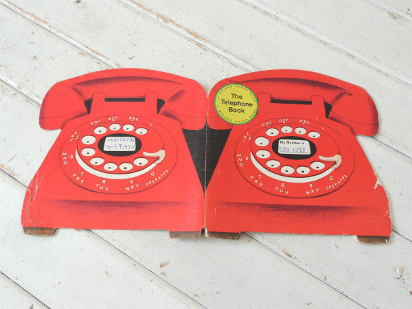 【The Telephone Book】赤電話・70'sヴィンテージ・絵本・ピクチャーブック・レトロ