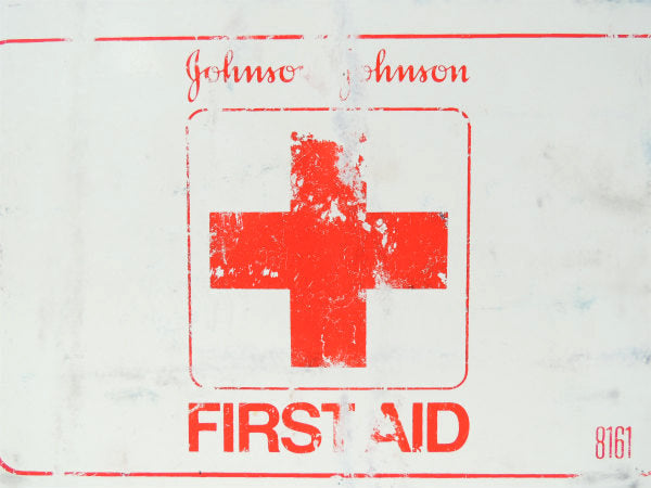 ジョンソン&ジョンソン ファーストエイド・8161・ヴィンテージ・救急箱・店内装飾・USA
