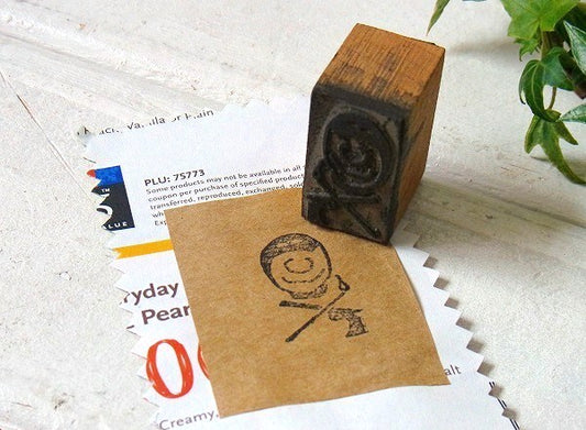 【キャラクター&ピストル】ヴィンテージ・スタンプ・USA・木製×メタル製