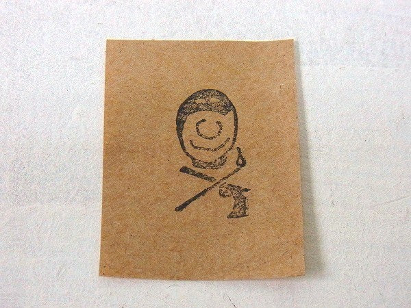 【キャラクター&ピストル】ヴィンテージ・スタンプ・USA・木製×メタル製