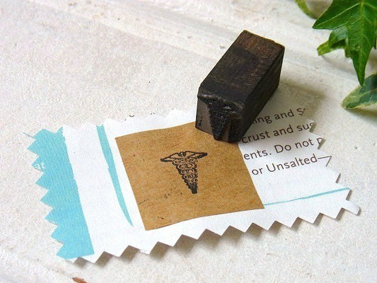 【ケーリュケイオン】ヘルメースの杖・ヴィンテージ・スタンプ/USA