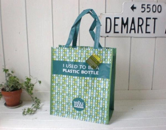 【WHOLE FOODS MARKET】ホールフーズ・ボトル柄・エコバッグ
