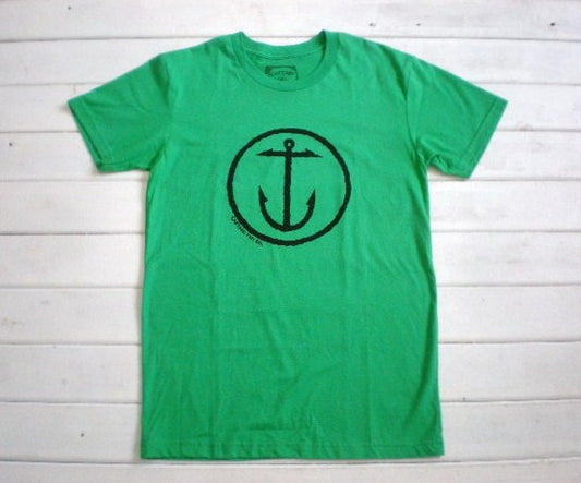 【Captain Fin】キャプテンフィン アンカーロゴ・Tシャツ(グリーン)