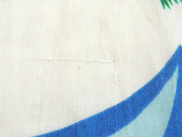 【ミッキー&フレンズ】OLDミッキー・カーニバル柄・70'sヴィンテージ・カーテン/生地 USA