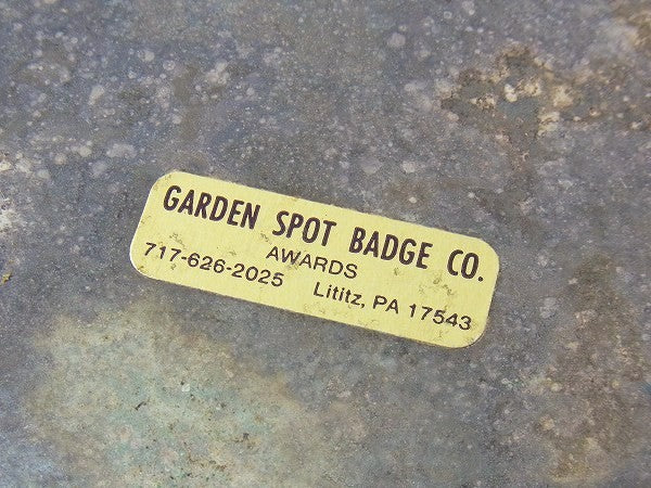 花柄モチーフのノベルティ・金属製・ヴィンテージ・トレイ/マネートレイ USA