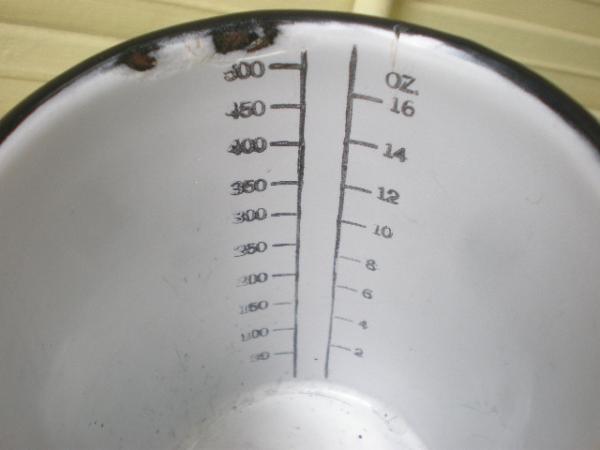 ホーロー アンティーク・メジャーリングカップ/計量カップ USA