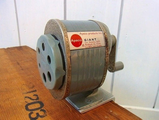 【APSCO・GIANT】アンティーク・ペンシルシャープナー/鉛筆削り USA