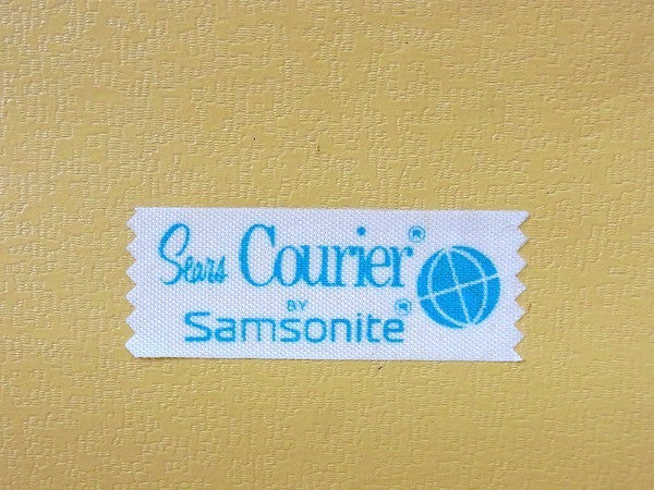 【Samsonite×Sears】サムソナイト・黄土色・ヴィンテージ・メイクボックス/コスメボックス