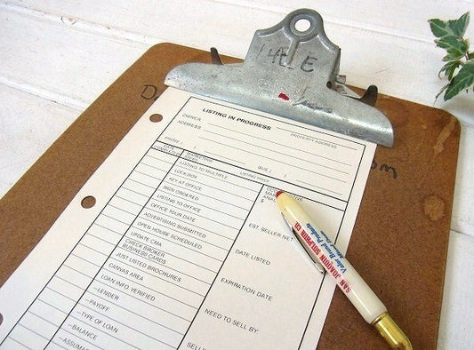 【SKILCRAFT】ヴィンテージ・クリップボード/バインダー USA