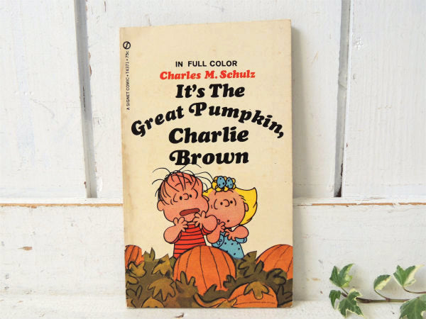 スヌーピー&ピーナッツの仲間・IT'S The Great Pumpkin・60'sビンテージ・絵本