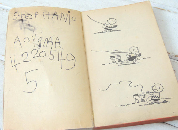ピーナッツの仲間たち　スヌーピー&チャーリーブラウン・1969年・ビンテージ・コミック・4コマ漫画