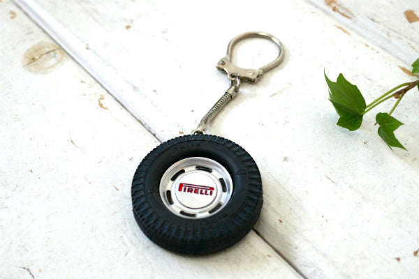1950年代 モタースポーツタイヤ pirelli ピレリ ヴィンテージ キーホルダー