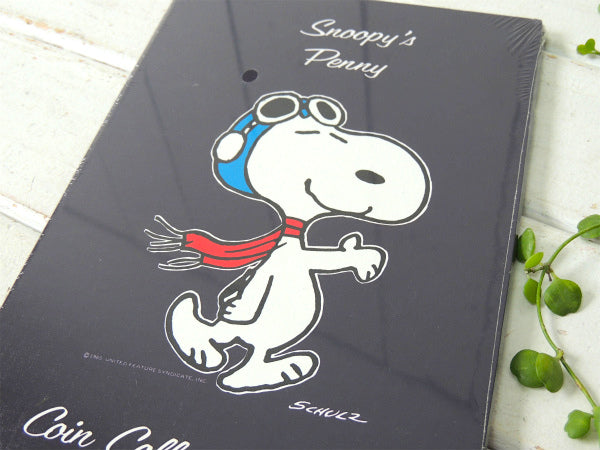 【SNOOPY】スヌーピー・1965年製・デッドストック・ヴィンテージ・コインコレクション本