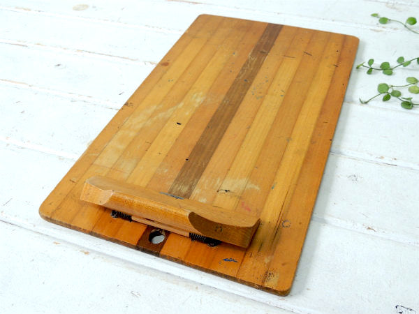 【1930~1940s】木製・アンティーク・バインダー・ロングサイズ・ファイルホルダー・USA