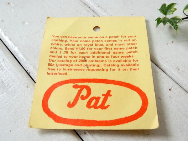 I'M A CAMPING NUT キャンプ 大好き アメリカンビンテージ・デッドストック・ワッペン