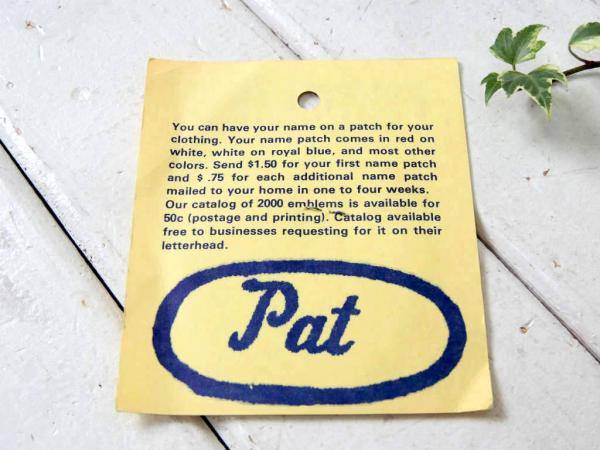 I'M A SEX NUT・アメリカンビンテージ・ジョーク・デッドストック・刺繍・ワッペン US