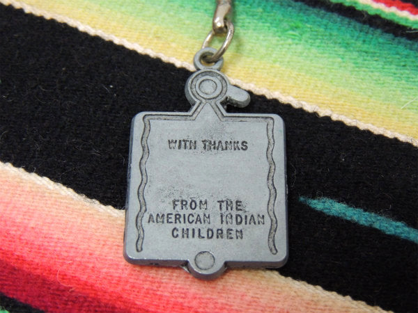 【ネイティブアメリカン・サンダーバード】メタル製・70's・ヴィンテージ・キーホルダー/インディアン