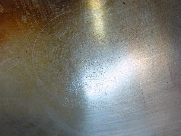 Lovelace シルバー製 50’s アンティーク コンポート 皿 脚付き トレイ USA