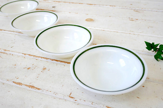 CORNING・コーニング・グリーンライン・60s ヴィンテージ・フルーツボウル・小皿・食器 USA