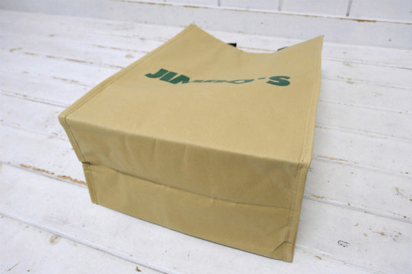 JIMBO'S ジンボーズ  クラフト紙デザイン オーガニックスーパー エコバッグ 保温保冷バッグ