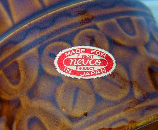 【NEVCO】レトロなデザインの陶器製・デッドストック・ヴィンテージ・マグカップ