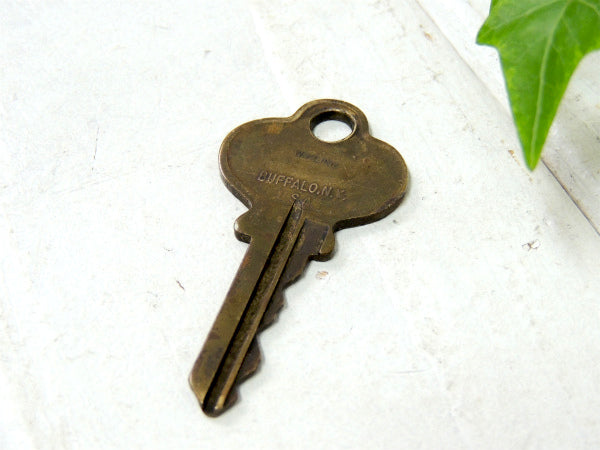 【SUPER LOCK】key・バッファロー・ニューヨーク・真鍮製・ヴィンテージ・オールドキー鍵
