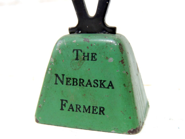 【THE NEBRASKA FARMER・農家】30’s・アドバタイジング・アンティーク・ベル・鈴
