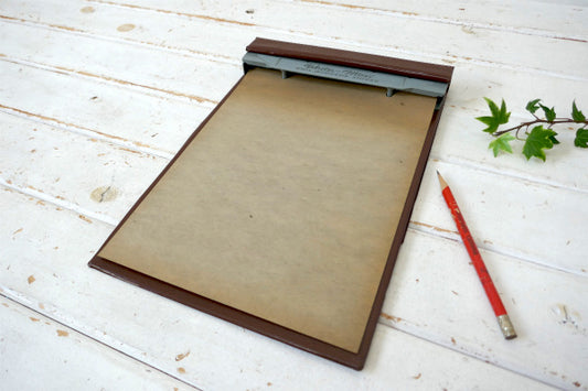 Writer Miser カバー ブラウン 60s US ヴィンテージ クリップボード バインダー