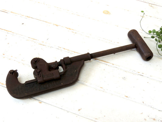 TRIMO・No.1・ヴィンテージ・工具・パイプレンチ アイアン USA インダストリアル 工業系