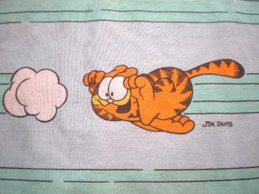 USA 70’s・ガーフィールド&オディ・ユーズドシーツ(フラット)