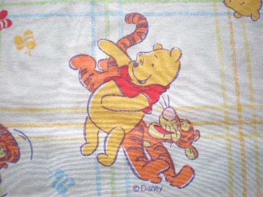 USA ディズニー・くまのプーさん&ティガー・・ユーズドシーツ(フラット)