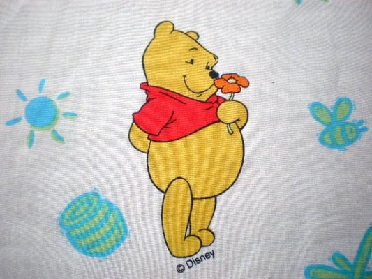 USA ディズニー・くまのプーさん&ティガー・・ユーズドシーツ(フラット)