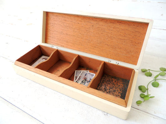 【LGD】アンティーク・ウッドボックス/木箱/銅板/ジュエリーボックス/USA