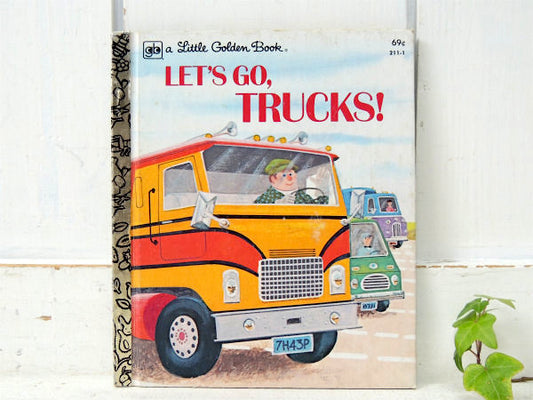 【LET'S GO TRUCKS!】車&トラック・1950's~ヴィンテージ・絵本/ピクチャーブック