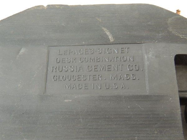 RUSSIA CEMENT CO ラバー製 ヴィンテージ インク置き ペン立て ペンホルダー ステーショナリー USA
