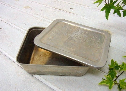 【WEAR EVER】アルミ製・ヴィンテージ・コンテナ/容器/保存ケース USA