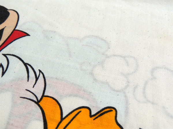 【ミッキー&フレンズ】アルファベット柄・ヴィンテージ・ピロケース/枕カバー