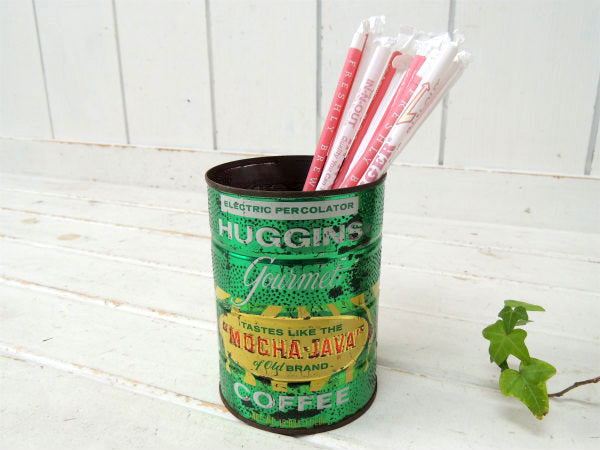 【MOCHA-JAVA】COFFEE・テキサス・ヒューストン・ブリキ製・ヴィンテージ・コーヒー缶