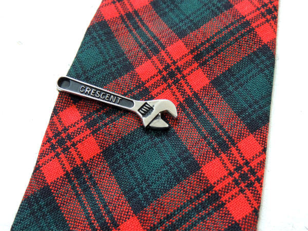 CRESCENT・モンキーレンチ ビテージ・タイピン・タイクリップ・工具メーカー・アドバタイジング