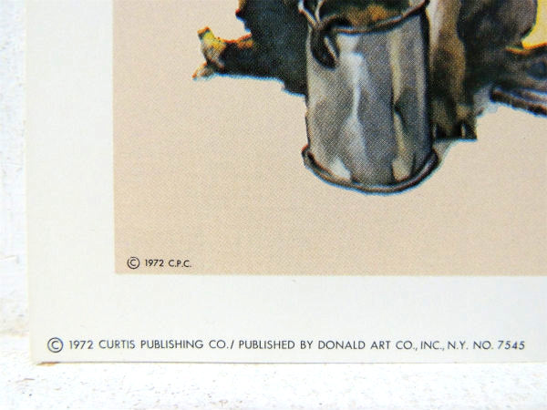 【ノーマンロックウェル】サンセット・1972s・ヴィンテージ・ポスター・壁飾り・印刷物