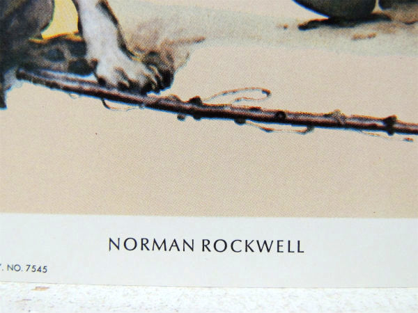 【ノーマンロックウェル】サンセット・1972s・ヴィンテージ・ポスター・壁飾り・印刷物