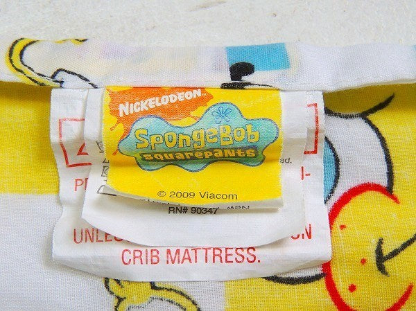 【スポンジボブ】ベビーサイズ・ユーズドシーツ(ボックスタイプ)