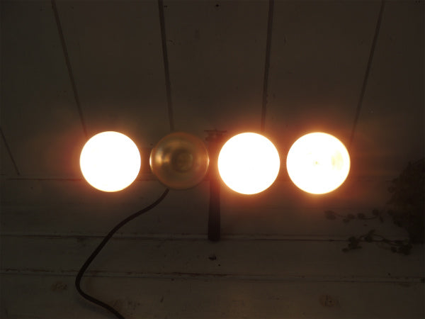 Holiday 箱付き・4灯・ビンテージ・スタジオライト・ランプ 照明 撮影用 ライト 工業系 US