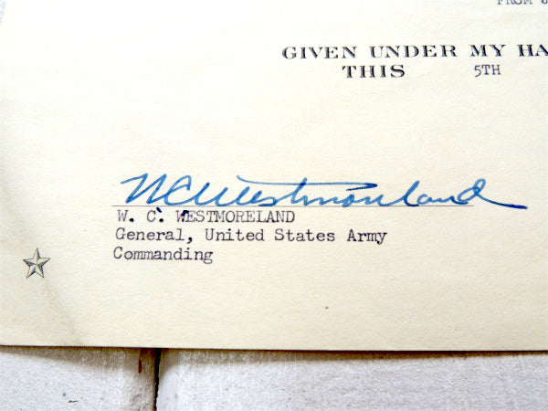 1964年 ベトナム戦争 US ARMY ヴィンテージ 米軍実物 印刷物 陸軍省 ミリタリー