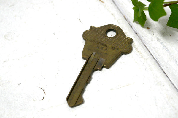 COLE NATIONAL・オハイオ州 真鍮製・Key・古鍵・USA・アンティーク・キー・英字