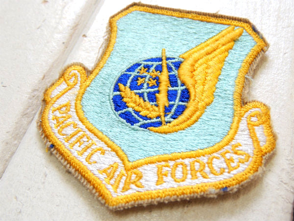 PACIFFC AIR FORCES・エアフォース・空軍・ミリタリー・ビンテージ・刺繍・ワッペン