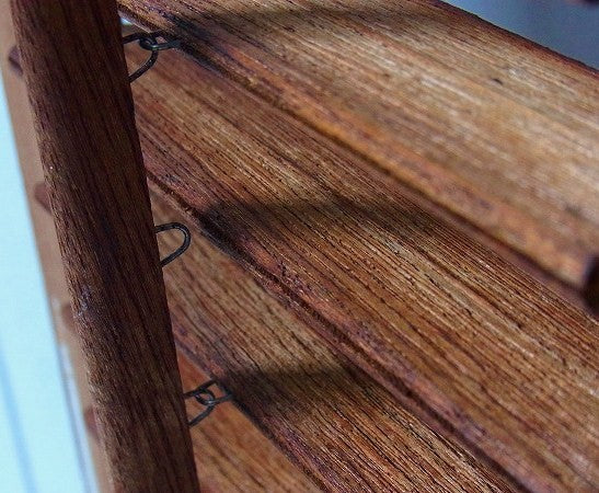 USA!白いペンキの付いた木製・アンティーク・ルーバー/ヴォレー/ウッドシャッター/建具